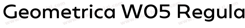 Geometrica W05 Regular It字体转换